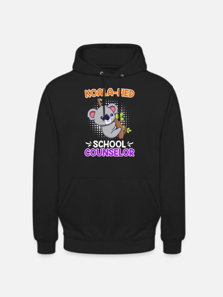 Koala - compagnon d’école qualifié fied - Sweat-shirt à capuche unisexe - noir