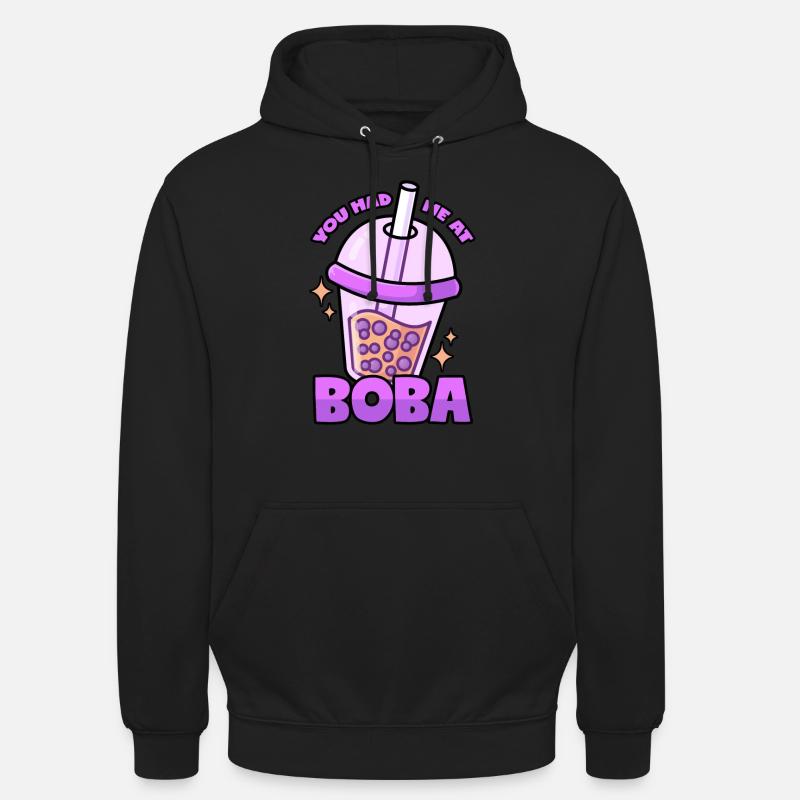 Boba: Bubble Tea - Unisex Hoodie - black