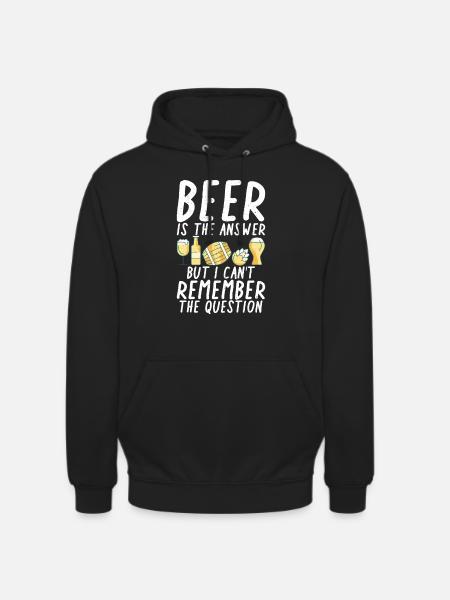 Beer Drinker Beer Gifts - Unisex Hoodie - black