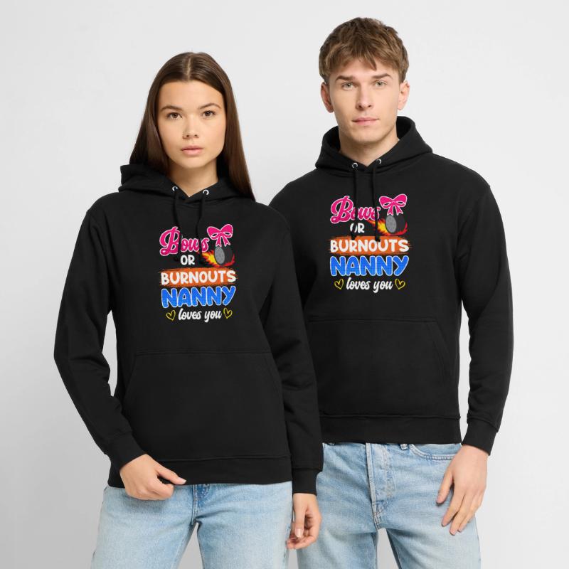 Schleife oder Burnout hab dich lieb Tagesmutter Unisex Hoodie