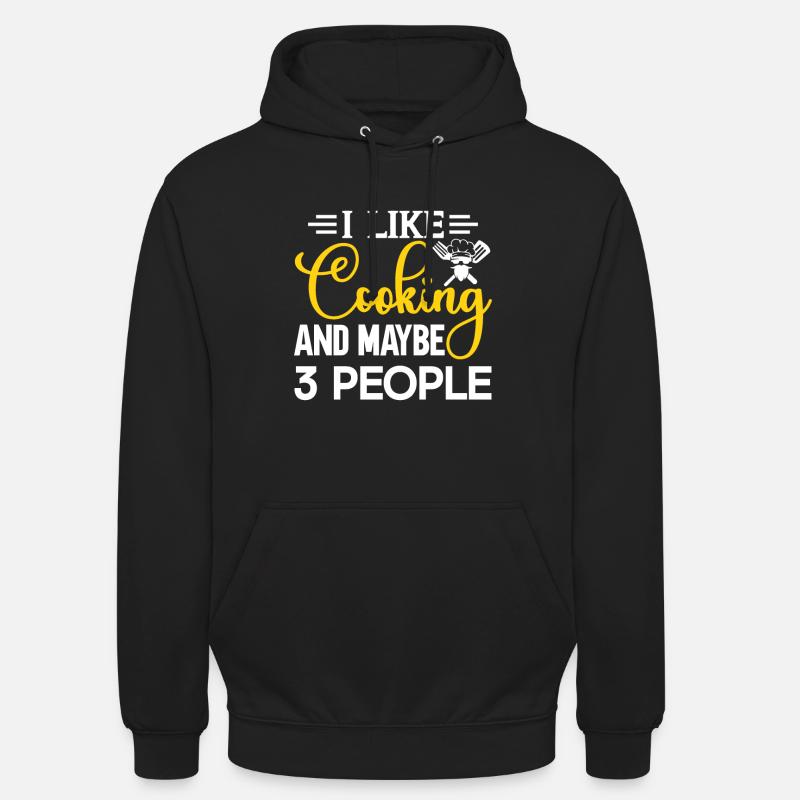 Chef Citation Cadeau Drôle Chef - Sweat-shirt à capuche unisexe - noir