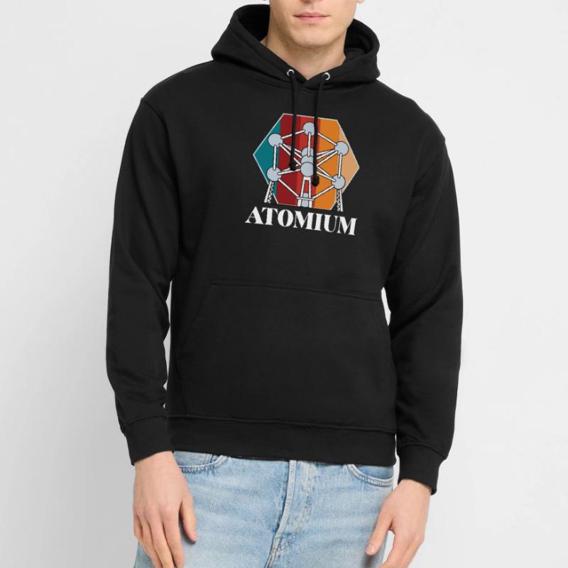 Atomium Atomic nucleus Brussels Science for Ph Unisex Hoodie