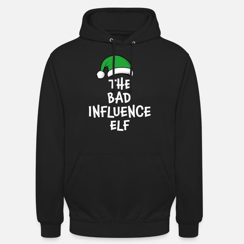 The Bad Influence Elf - Unisex Hoodie - black