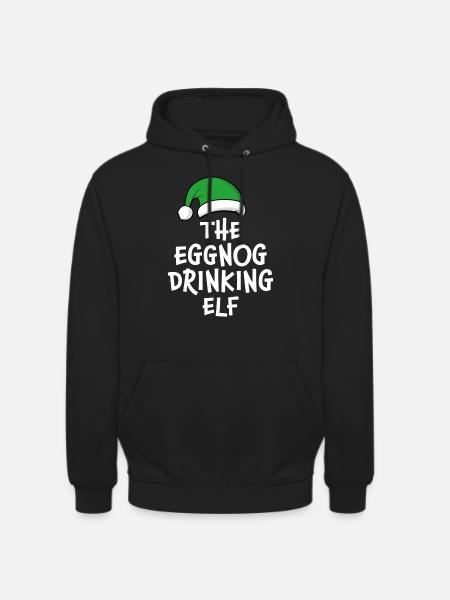 Der Eierlikör Trinkelfe - Unisex Hoodie - Schwarz