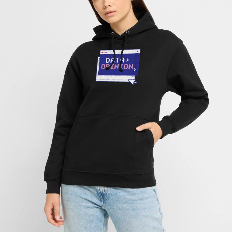 Data > Opinion Code Coding Programmierer Coder Unisex Hoodie