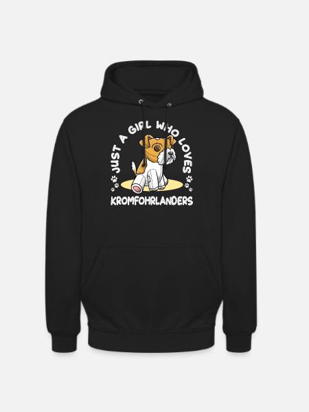 Kromfohrländer dog - Unisex Hoodie - black