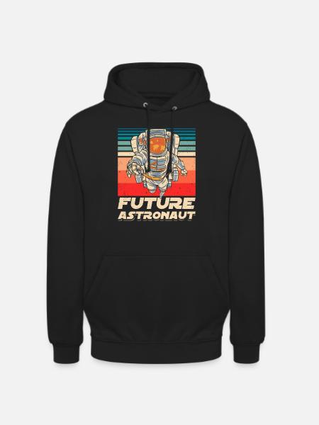 Future Astronaut Astronomy Space Rocket - Unisex Hoodie - black