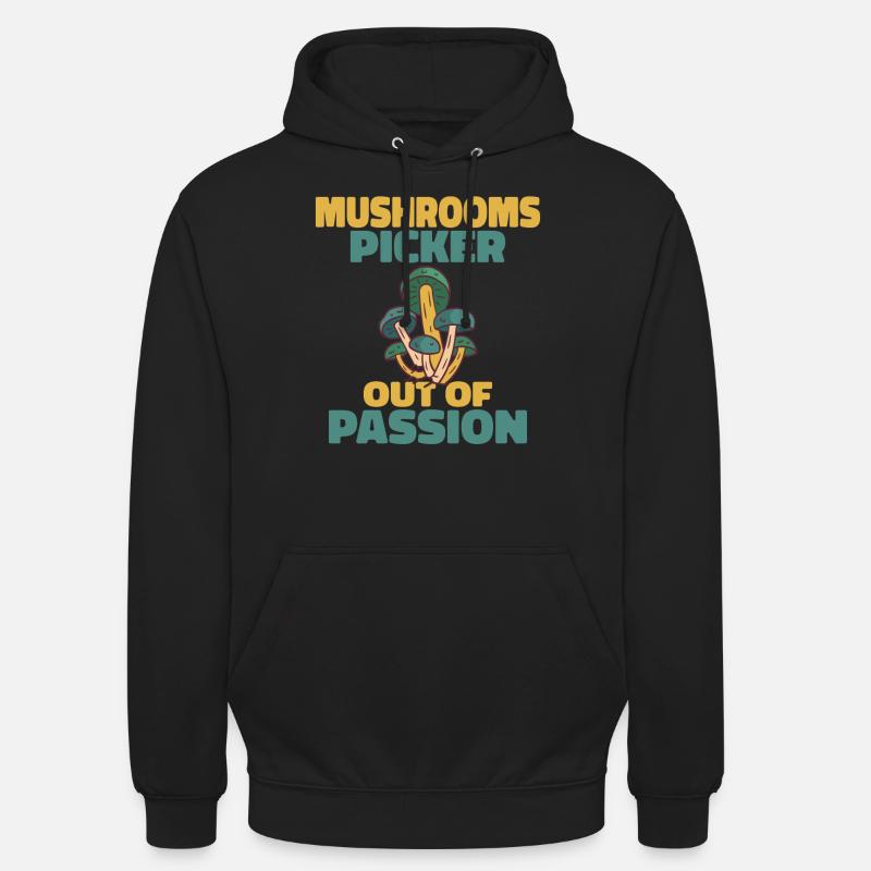 Pilzjäger Pilzjäger Geschenke - Unisex Hoodie - Schwarz