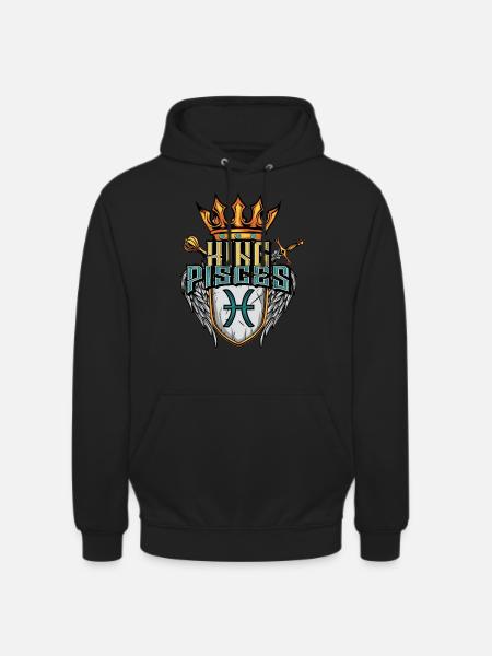 Pisces Zodiac sign - Unisex Hoodie - black