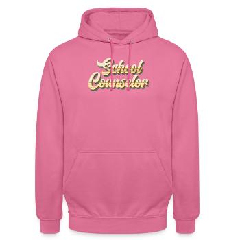 Accompagnement scolaire Inclusion meilleur compagnon scolaire - Sweat-shirt à capuche unisexe - rose - Devant - Alina (178cm) & Michal (187cm)