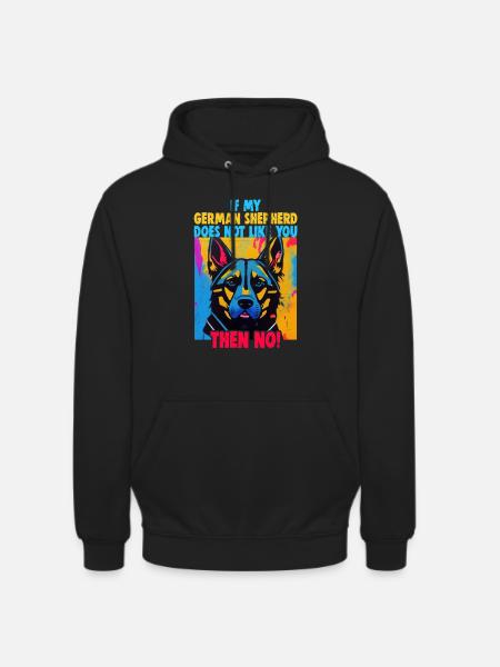 Dogs German Shepherd Dog lovers - Unisex Hoodie - black
