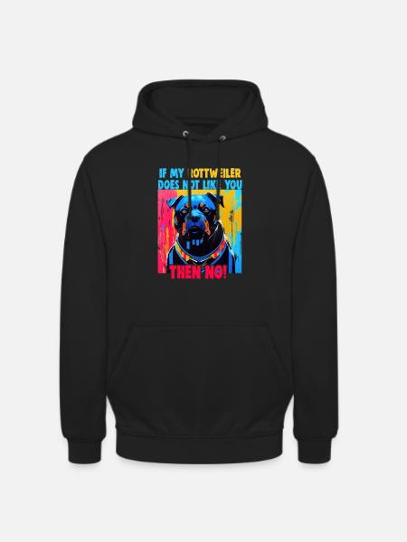 Dogs Rottweiler Dog lovers - Unisex Hoodie - black