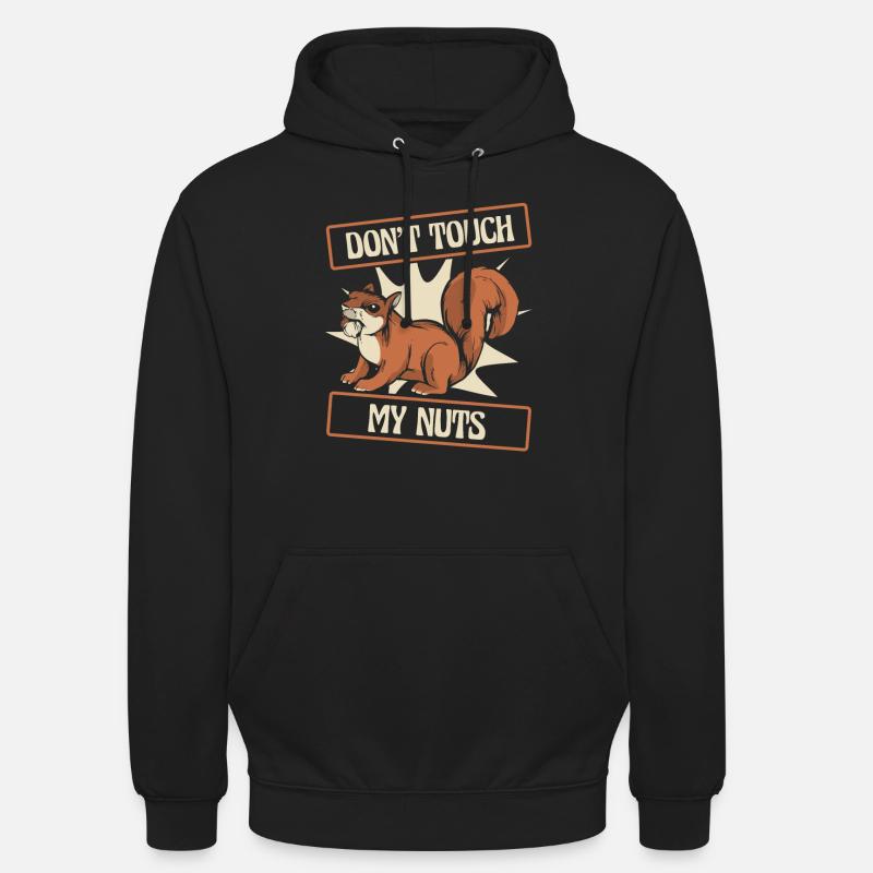 Animal écureuil - Sweat-shirt à capuche unisexe - noir
