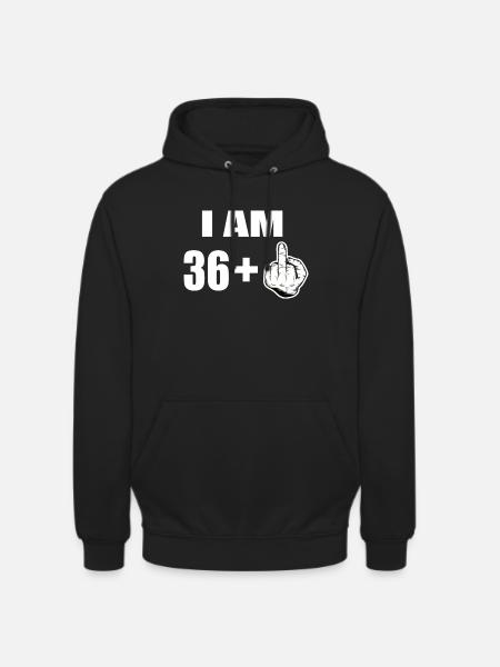 37th birthday - Unisex Hoodie - black