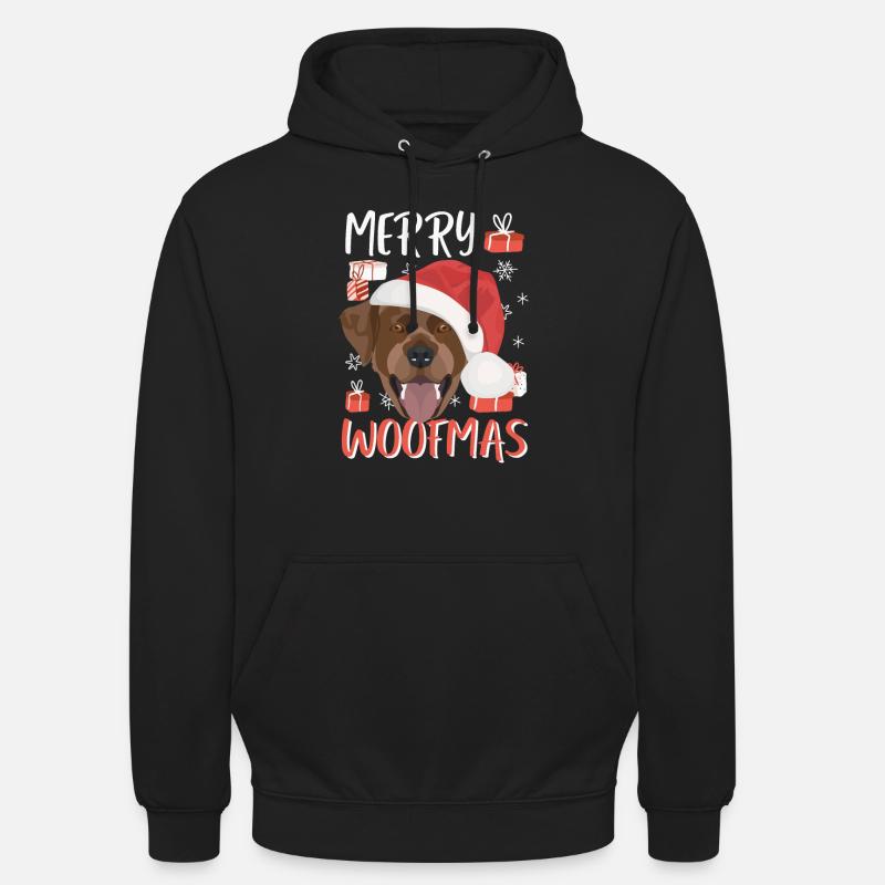 Joyeux Noël Labrador - Sweat-shirt à capuche unisexe - noir