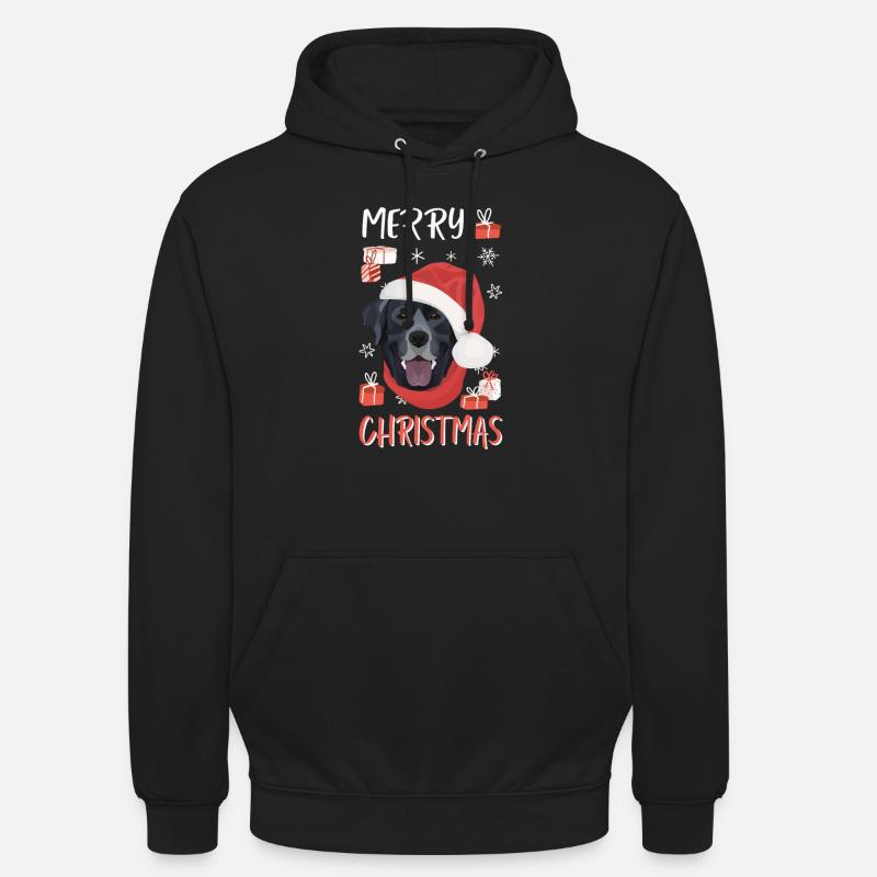Joyeux Noël Labrador - Sweat-shirt à capuche unisexe - noir