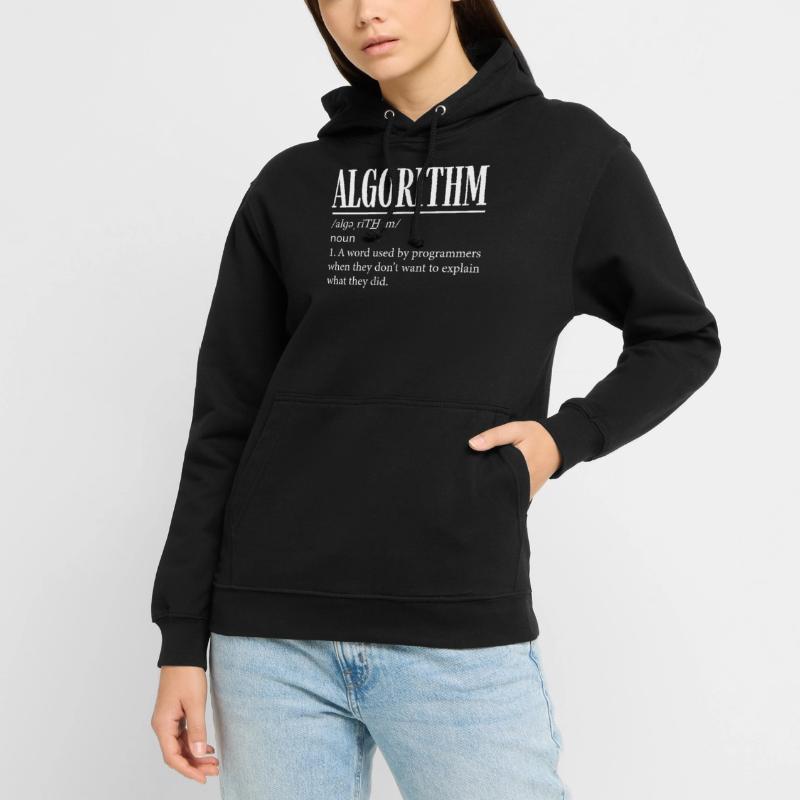 Algorithm programmer, coding, encoder Unisex Hoodie