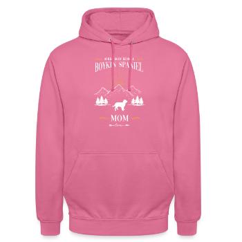 Boykin Spaniel - Unisex Hoodie - pink - Front - Alina (178cm) & Michal (187cm)