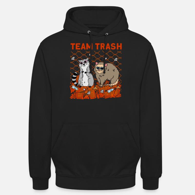 Team Trash - Luvtröja unisex - svart