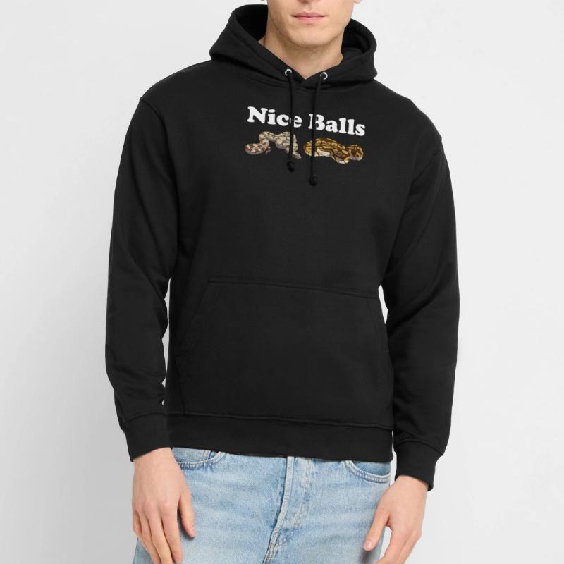 Drôle de boule Python Serpent Sweat-shirt à capuche unisexe