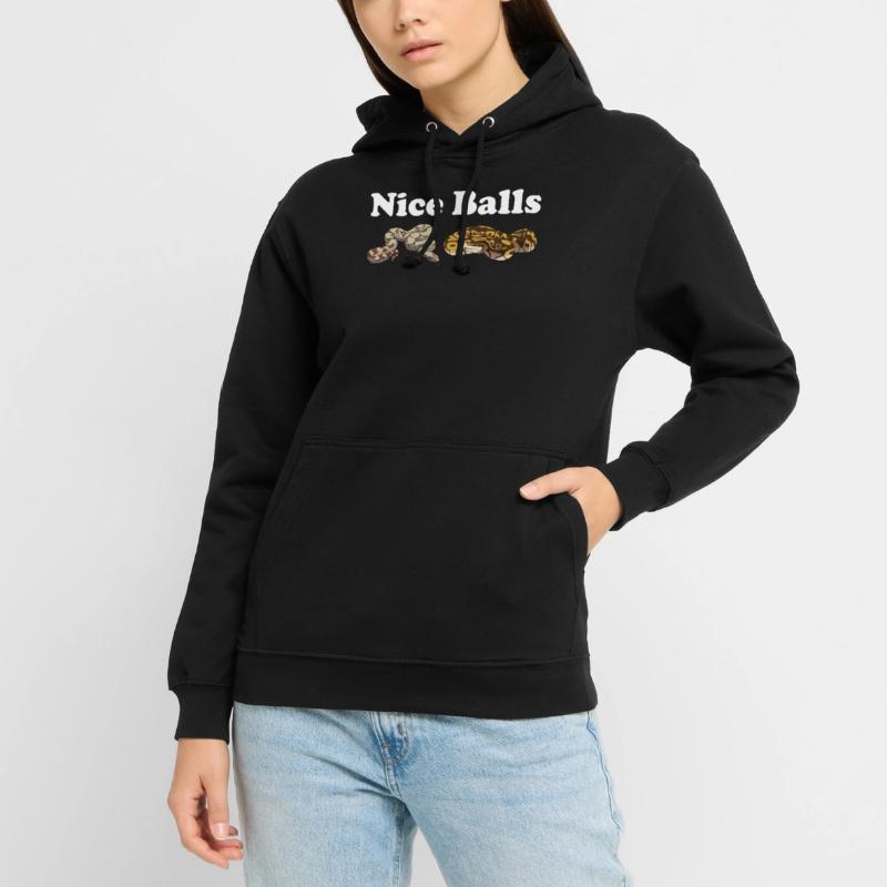 Drôle de boule Python Serpent Sweat-shirt à capuche unisexe