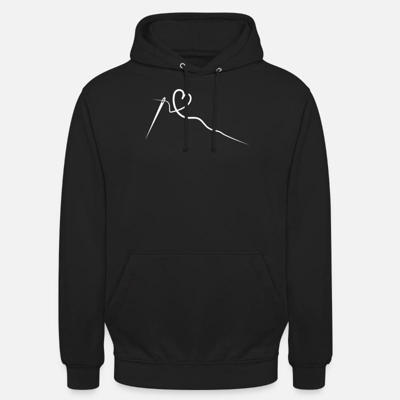 Couturière Couturière - Sweat-shirt à capuche unisexe - noir