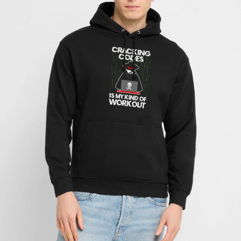 Cybersecurity Professional Hacker Cracking Codes Unisex Hoodie
