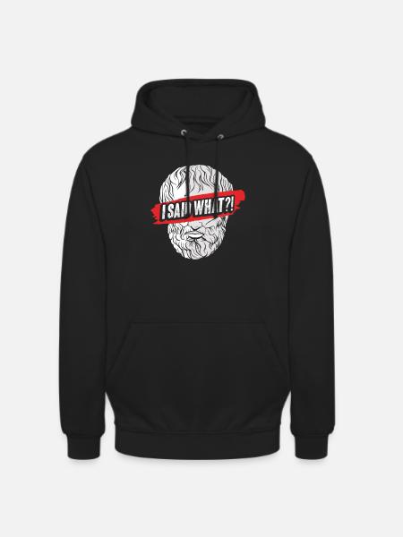 Socrates Philosophy - Unisex Hoodie - black