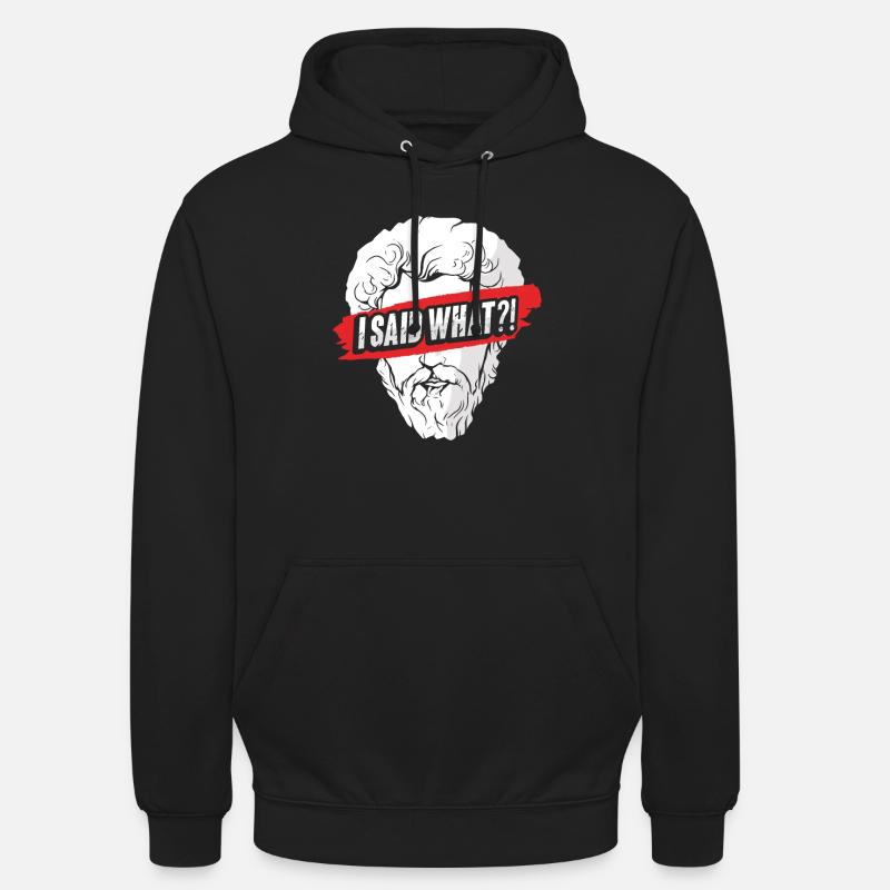 Philosophie de Markus Aurelius - Sweat-shirt à capuche unisexe - noir