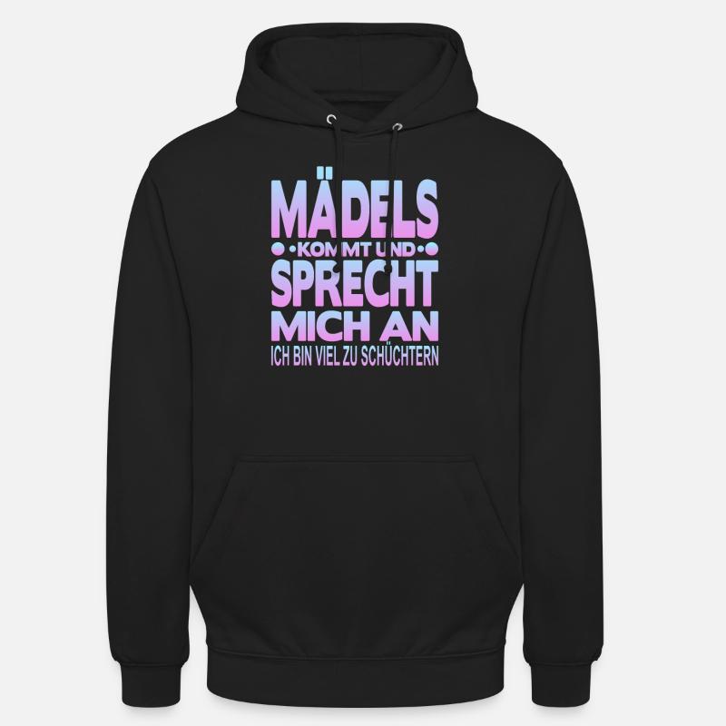 Ich bin Schüchtern - Unisex Hoodie - Schwarz