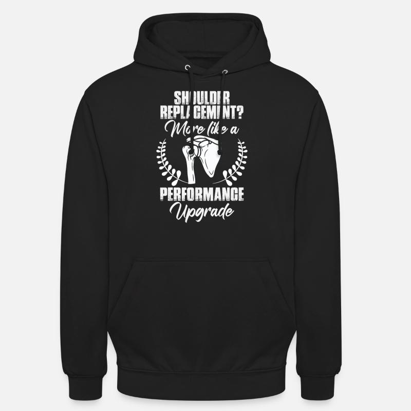 Shoulder Replacement Humor Shoulder Surgery - Unisex Hoodie - black