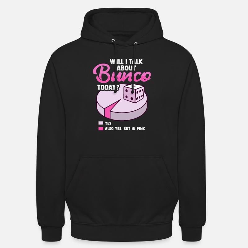 Bunco - Sweat-shirt à capuche unisexe - noir