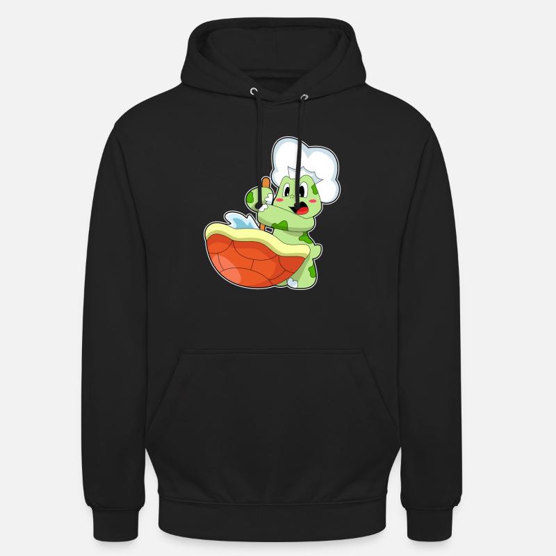 Marmite de tortue - Sweat-shirt à capuche unisexe - noir