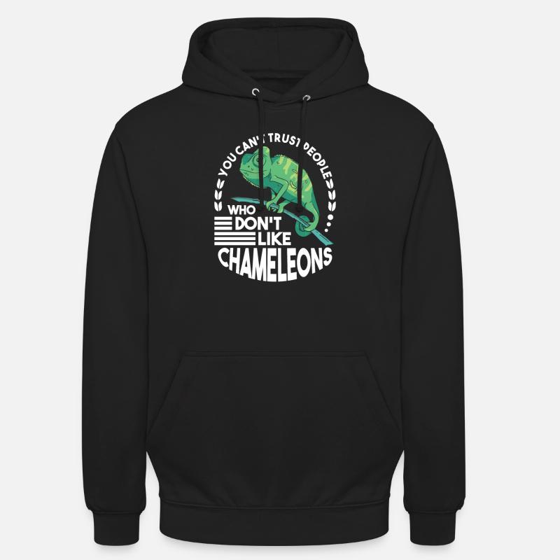 Chameleon Gift Chameleon - Unisex Hoodie - black