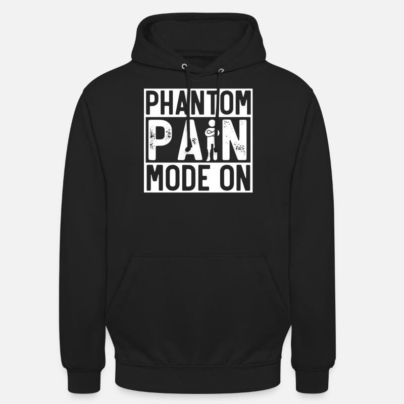 Beinprothese, Prothese, Amputierter, Amputation - Unisex Hoodie - Schwarz