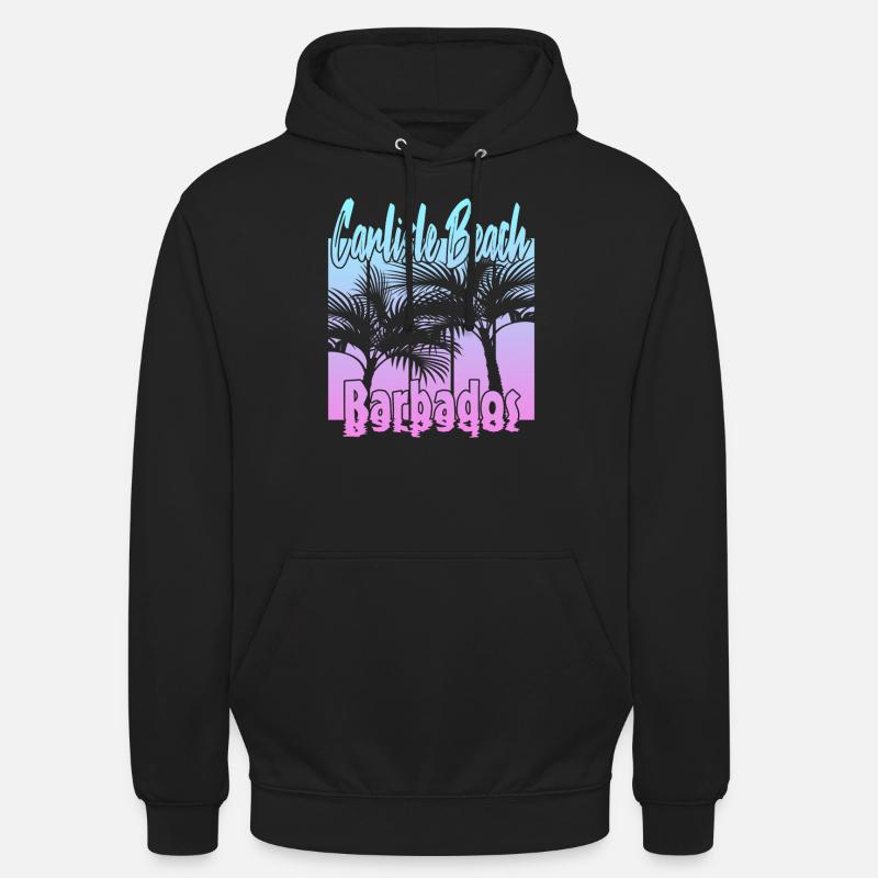 Plage de Carlisle - Sweat-shirt à capuche unisexe - noir