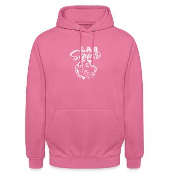 Labrador - Unisex Hoodie - pink - Front - Alina (178cm) & Michal (187cm)