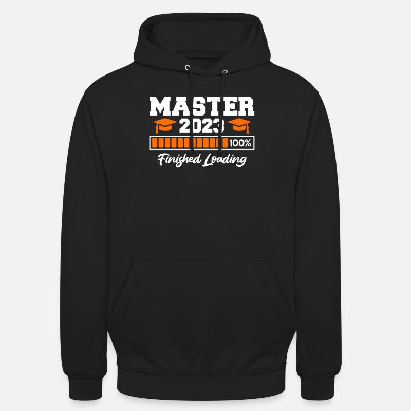 Master 2023 Master - Sweat-shirt à capuche unisexe - noir