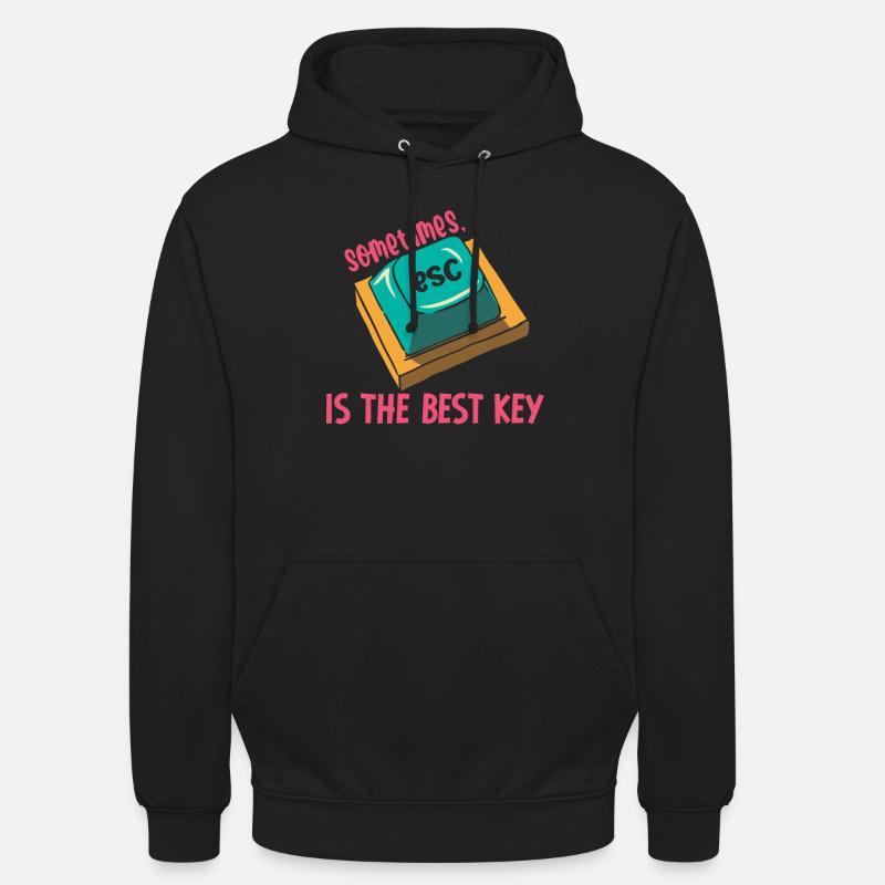 Software Engineer Computer Key Programming - Unisex Hoodie - black