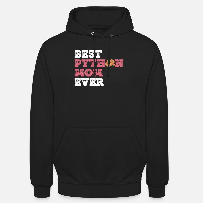 Königspython Mutter Banane Königspython Mama - Sweat-shirt à capuche unisexe - noir