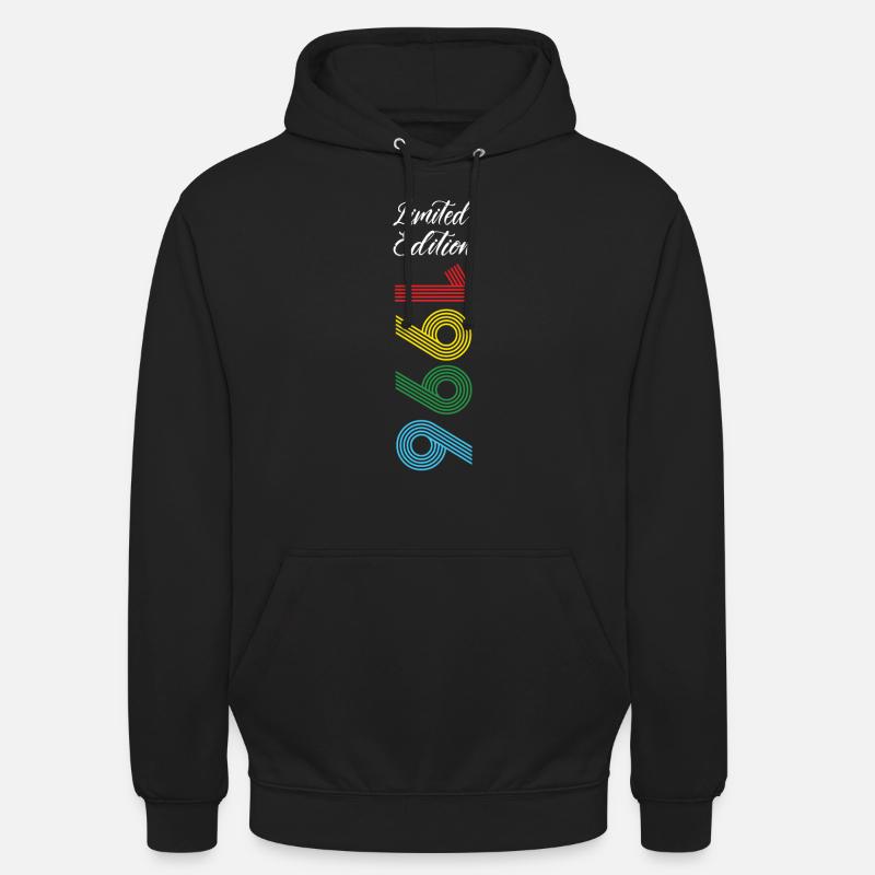 Édition limitée 1996 - Sweat-shirt à capuche unisexe - noir