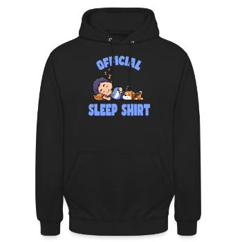 Gute Nacht - Unisex Hoodie - Schwarz - Vorne - Alina (178cm) & Michal (187cm)