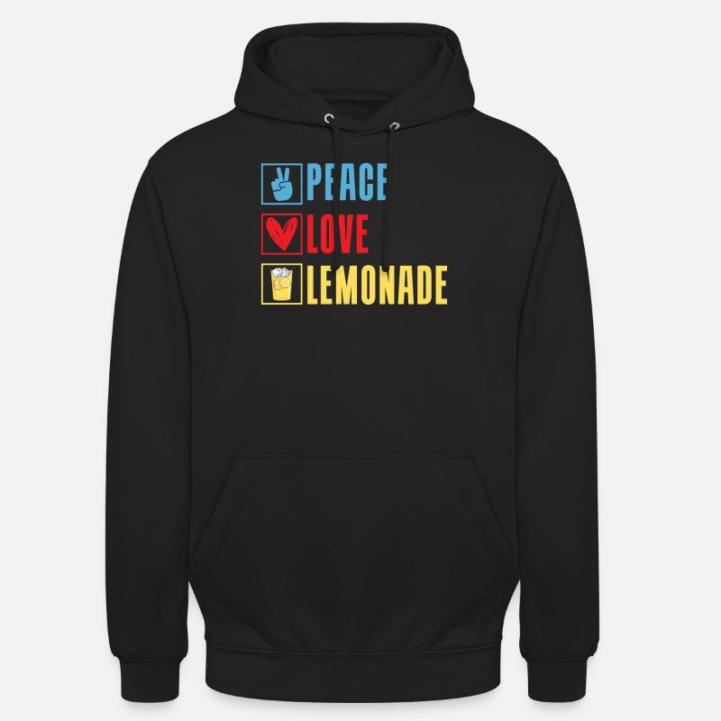 Idées cadeaux de limonade - Sweat-shirt à capuche unisexe - noir