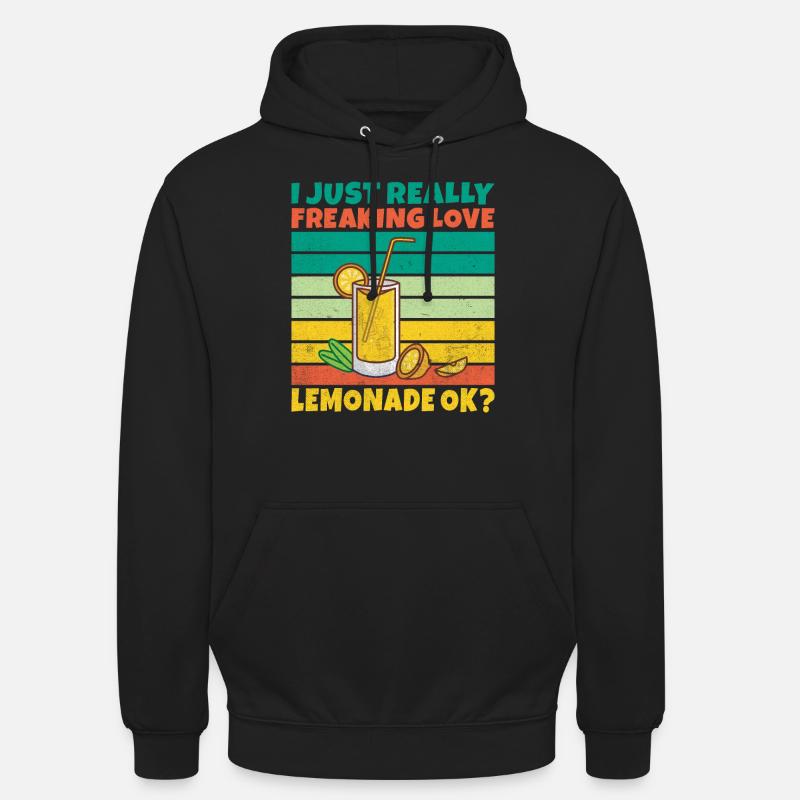 Idées cadeaux de limonade - Sweat-shirt à capuche unisexe - noir