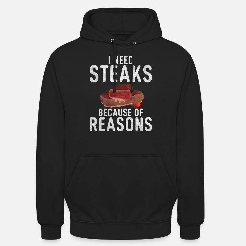 Steak Lover Steak Gift - Unisex Hoodie - black