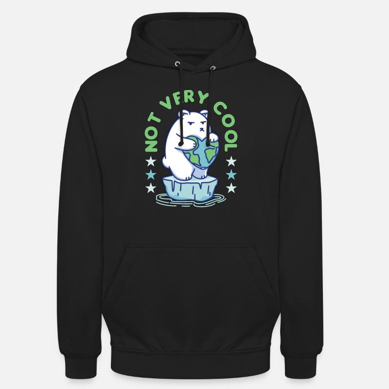 Global Warming Not Very Cool Environment Science - Unisex Hoodie - Schwarz