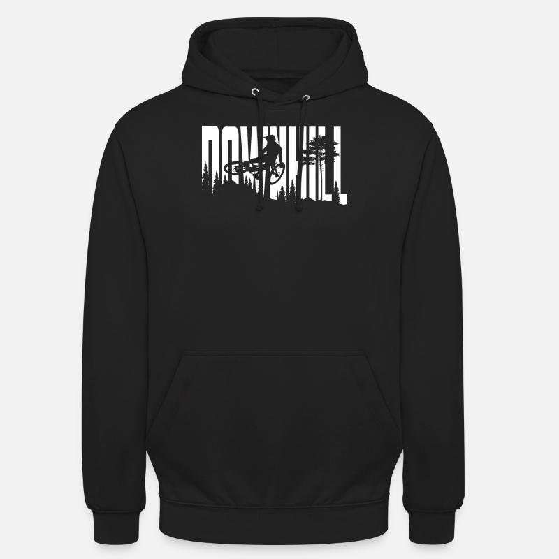 Descente VTT DH - Sweat-shirt à capuche unisexe - noir
