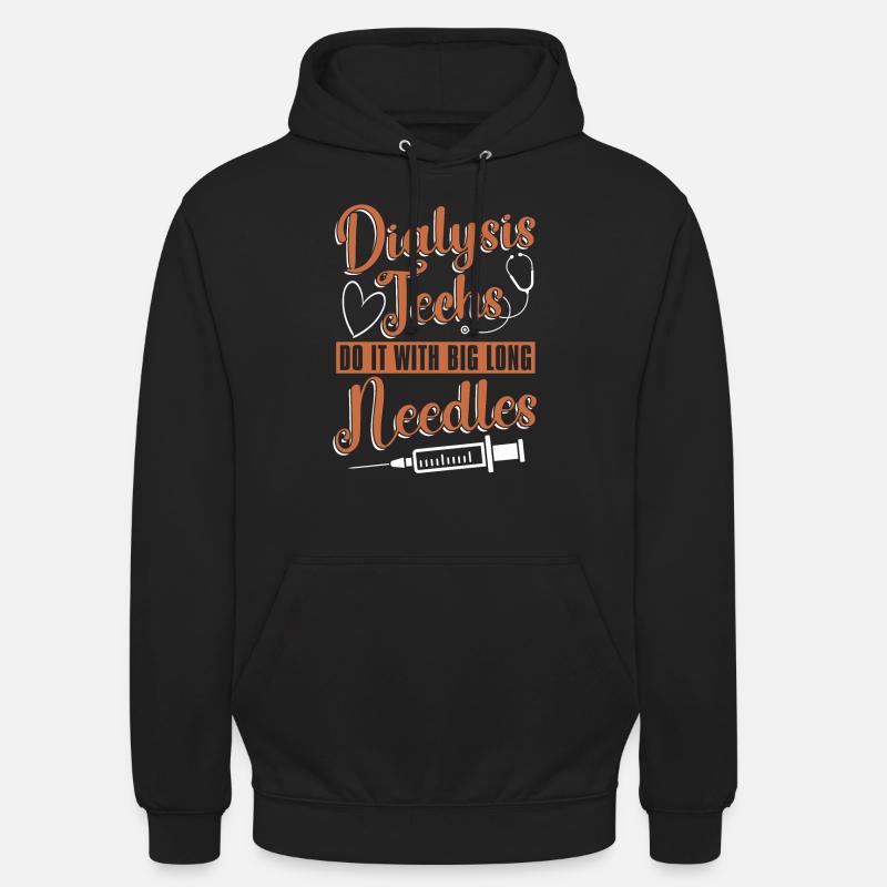 Nephrologie Cool Dialyse Dialysetechniker Geschenk - Unisex Hoodie - Schwarz