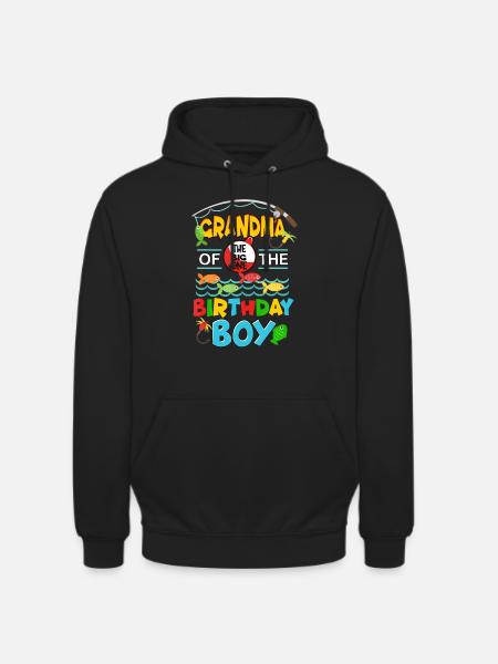 O Fish Ally Une Tenue d’Anniversaire Grand-Dame De Le Bir - Sweat-shirt à capuche unisexe - noir