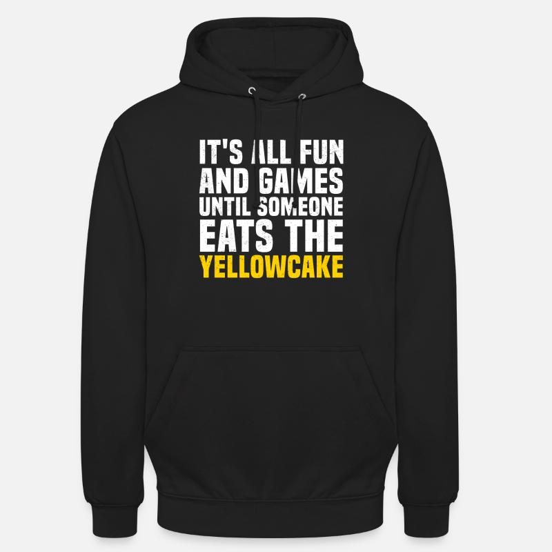 Yellowcake Atomenergie Nuklear Atomkraft - Unisex Hoodie - Schwarz